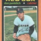 1971 Topps Boston Red Sox Team Lot 11 diff Includes High Numbers  !