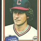 Cleveland Indians Jack Brohamer 1981 Topps Baseball Card 462 nr mt