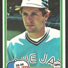 Toronto Blue Jays Garth Iorg 1981 Topps Baseball Card # 444 nr mt