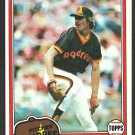 San Diego Padres Gary Lucas 1981 Topps Baseball Card # 436 nr mt
