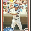 New York Mets John Stearns 1981 Topps Baseball Card # 428 nr mt