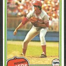 Cincinnati Reds Tom Hume 1981 Topps Baseball Card # 419 nr mt