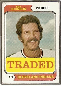 CLEVELAND INDIANS BOB JOHNSON 1974 TOPPS # 269T VG