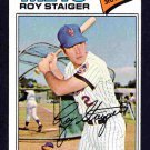 New York Mets Roy Staiger 1977 Topps #281 vg/ex !