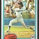 Houston Astros Joe Sambito 1981 Topps Baseball Card # 385 nr mt  !