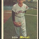 CLEVELAND INDIANS DON MOSSI 1957 TOPPS # 8 EX MT
