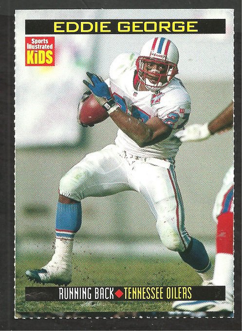 Tennessee Titans Eddie George 1998 Sports Illustrated For Kids Football Card # 723