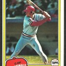 St Louis Cardinals Terry Kennedy 1981 Topps Baseball Card # 353 nr mt