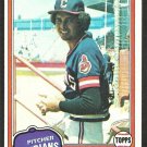 Cleveland Indians Sid Monge 1981 Topps Baseball Card # 333 nr mt