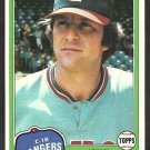 Texas Rangers John Ellis 1981 Topps Baseball Card # 339 nr mt