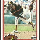 San Diego Padres Eric Rasmussen 1981 Topps Baseball Card # 342 nr mt