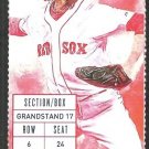 Oakland Athletics Boston Red Sox 2015 Ticket Rusney Castillo HR Josh Reddick Xander Bogaerts