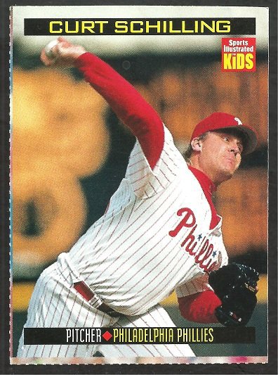 Philadelphia Phillies Curt Schilling 1998 Sports Illustrated For Kids Baseball Card # 721