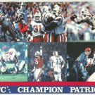 New England Patriots 1986 Ticket Folder AFC Champs Sullivan Stadium Envelope