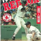 1991 Boston Red Sox Fenway Park Program vs Cleveland Indians Mike Greenwell Jody Reed Cover