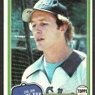 Chicago White Sox Jim Morrison 1981 Topps Baseball Card # 323 nr mt