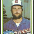 Atlanta Braves Gene Garber 1981 Topps Baseball Card # 307 nm