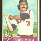 California Angels Rudy Meoli 1976 Topps Baseball Card # 254 vg
