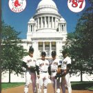 1987 Pawtucket Red Sox Yearbook Program Ellis Burks