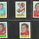 1969 Topps Stamps Denver Broncos Team Lot Floyd Little Denson Tom Beers Pete Jaquess Mirich