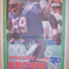 New England Patriots Vincent Brown 1995  Poster