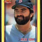 Boston Red Sox Jeff Reardon 1991 Topps Box Bottom Card #M  !