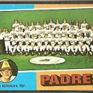 SAN DIEGO PADRES TEAM CARD 1975 TOPPS # 146