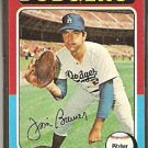 LOS ANGELES DODGERS JIM BREWER 1975 TOPPS # 163 VG