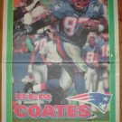 1995 New England Patriots Ben Coates Boston Herald Poster