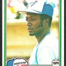 1981 Topps Baseball Card # 277 Toronto Blue Jays Alfredo Griffin nr mt
