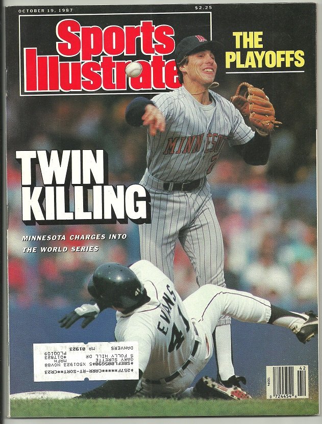 1987 Sports Illustrated Minnesota Twins Detroit Tigers Sooners IBF Boxing NFL Strike Horse Racing