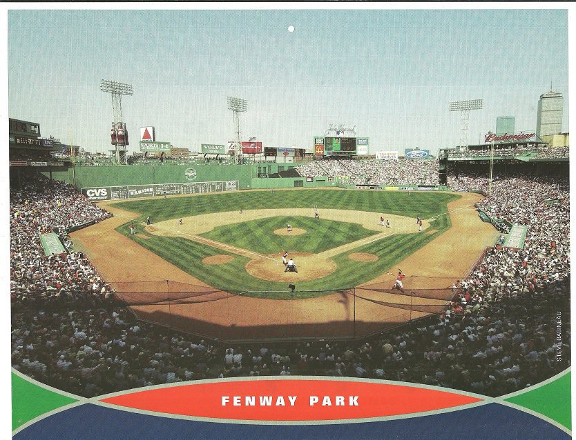 Boston Red Sox Fenway Park Game Action 2006 Pinup Photo