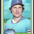 1981 Topps Baseball Card # 264 Texas Rangers Jim Norris nr mt