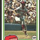 1981 Topps Baseball Card # 258 Cincinnati Reds Joe Price nr mt