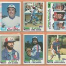 1982 Topps Montreal Expos Team Lot 21 Andre Dawson Gary Carter Terry Francona RC Larry Parrish