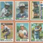 1982 Topps Montreal Expos Team Lot 21 Andre Dawson Gary Carter Terry Francona RC Larry Parrish