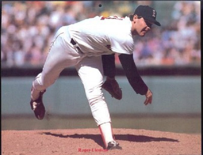 Boston Red Sox Roger Clemens Original 1986 Pinup Photo