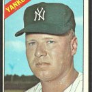 New York Yankees Hal Reniff 1966 Topps Baseball Card # 68 vg