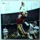 SAN FRANCISCO FORTY NINERS DWIGHT CLARK THE CATCH PINUP PHOTO