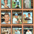 1971 Topps Chicago White Sox Team Lot 18 diff Wilbur Wood Team Card Bill Melton !