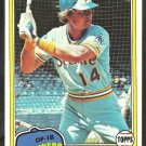 1981 Topps Baseball Card # 228 Seattle Mariners Tom Paciorek nr mt
