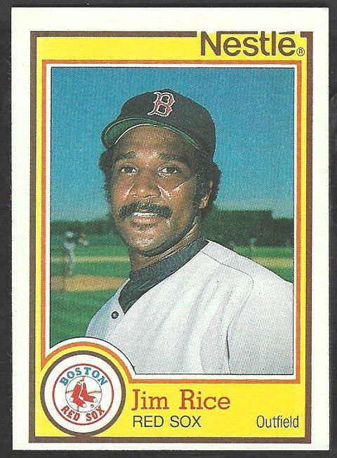 1984 Nestle # 5 Boston Red Sox Jim Rice ex/nm