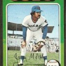 CHICAGO CUBS JERRY MORALES 1975 TOPPS # 282 VG