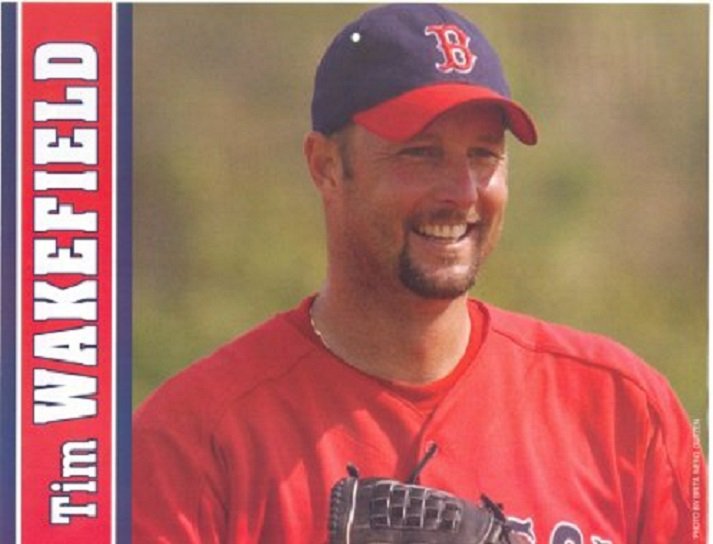 Boston Red Sox Tim Wakefield 2005 Pinup Photo