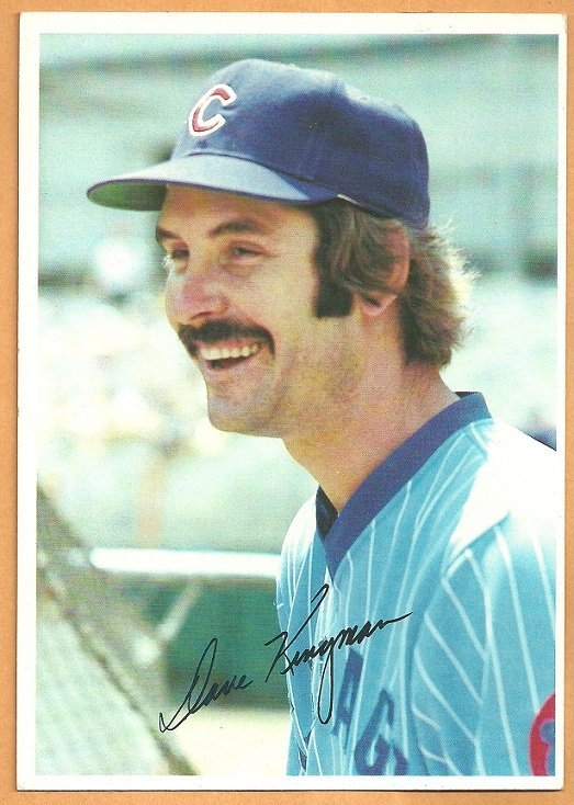 Chicago Cubs Dave Kingman 1980 Topps Super # 16 Gray Back Variation ex