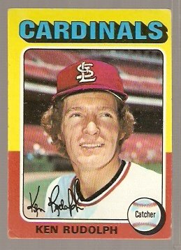 ST LOUIS CARDINALS KEN RUDOLPH 1975 TOPPS # 289 VG
