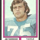 Detroit Lions Jim Yarbrough 1974 Topps Parker Brothers Variation # 24 vg