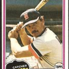 1981 Topps Baseball Card # 196 Detroit Tigers Duffy Dyer nr mt