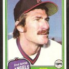 1981 Topps Baseball Card # 182 California Angels Bob Grich nr mt