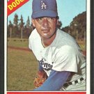Los Angeles Dodgers Jim Brewer 1966 Topps Baseball Card # 158 vg